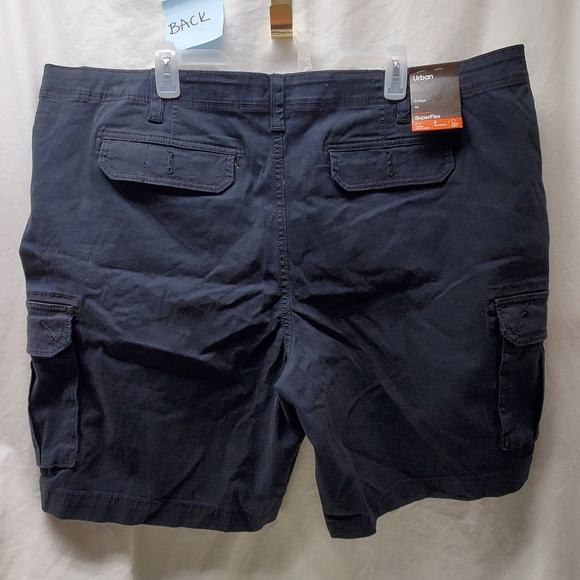 NWT Urban Pipeline superflex cargo shorts BLACK - Picture 3 of 8